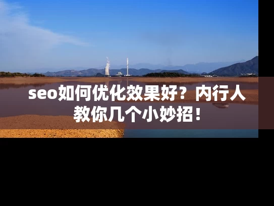 seo如何优化效果好？内行人教你几个小妙招！