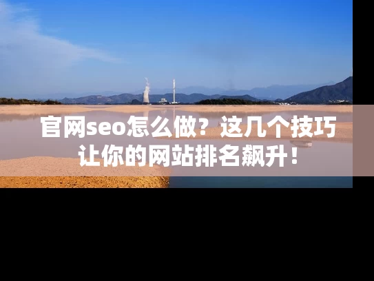 官网seo怎么做？这几个技巧让你的网站排名飙升！