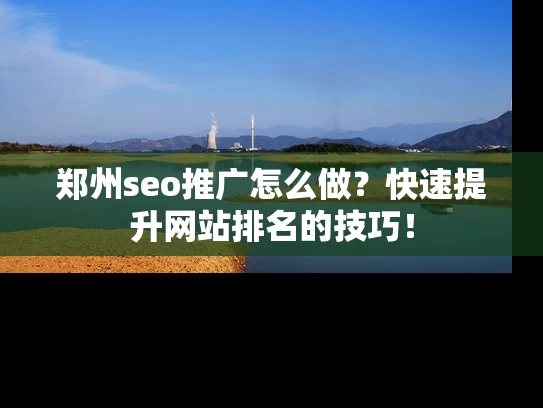 郑州seo推广怎么做？快速提升网站排名的技巧！