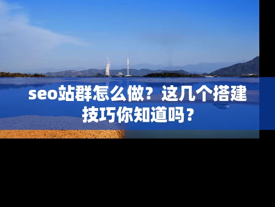seo站群怎么做？这几个搭建技巧你知道吗？