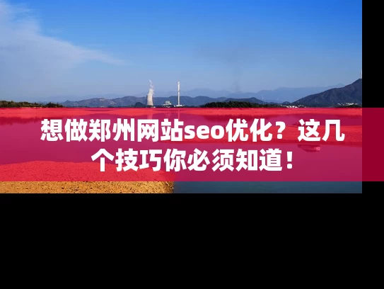 想做郑州网站seo优化？这几个技巧你必须知道！
