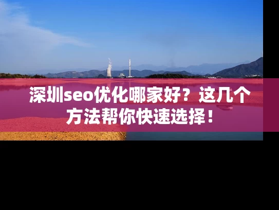 深圳seo优化哪家好？这几个方法帮你快速选择！