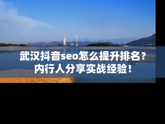 武汉抖音seo怎么提升排名？内行人分享实战经验！