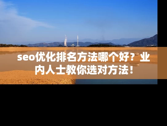 seo优化排名方法哪个好？业内人士教你选对方法！