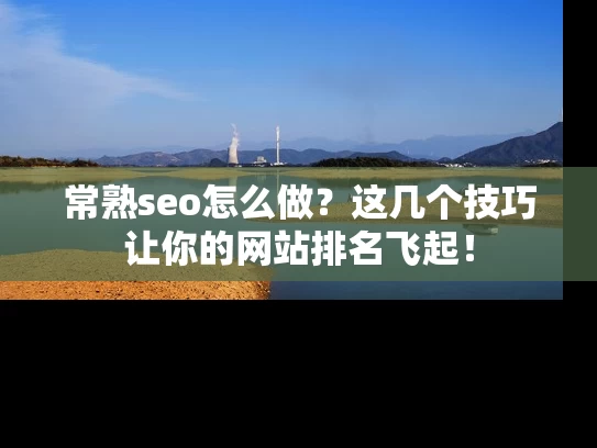 常熟seo怎么做？这几个技巧让你的网站排名飞起！