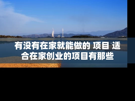 有没有在家就能做的 项目 适合在家创业的项目有那些