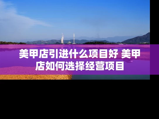 美甲店引进什么项目好 美甲店如何选择经营项目