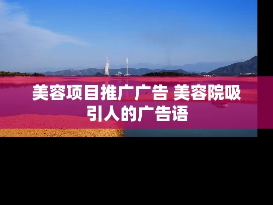 美容项目推广广告 美容院吸引人的广告语