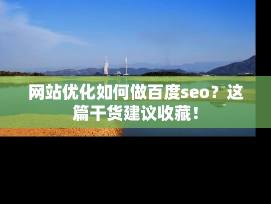 网站优化如何做百度seo？这篇干货建议收藏！
