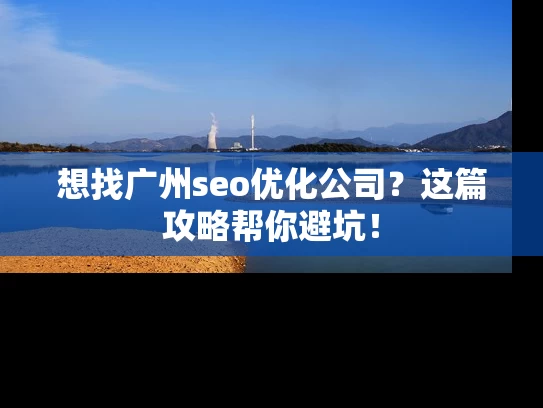想找广州seo优化公司？这篇攻略帮你避坑！