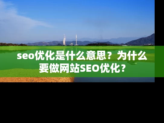 seo优化是什么意思？为什么要做网站SEO优化？