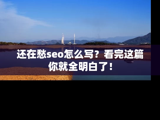 还在愁seo怎么写？看完这篇你就全明白了！