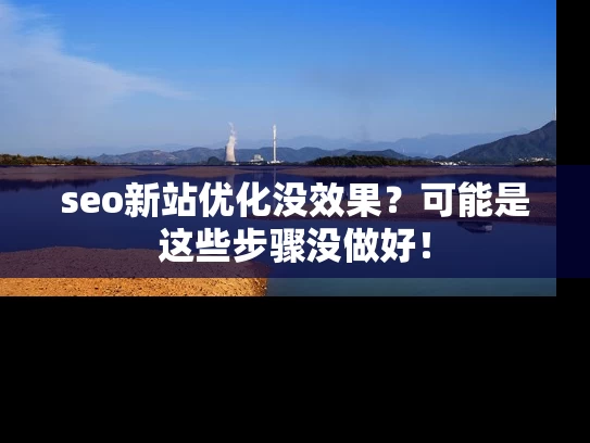seo新站优化没效果？可能是这些步骤没做好！