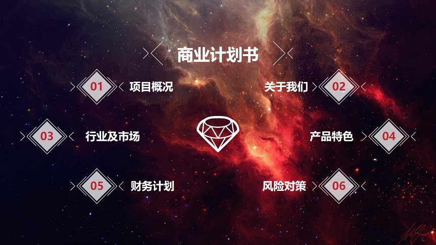 创业项目ppt模板(大学生创业计划书ppt？)