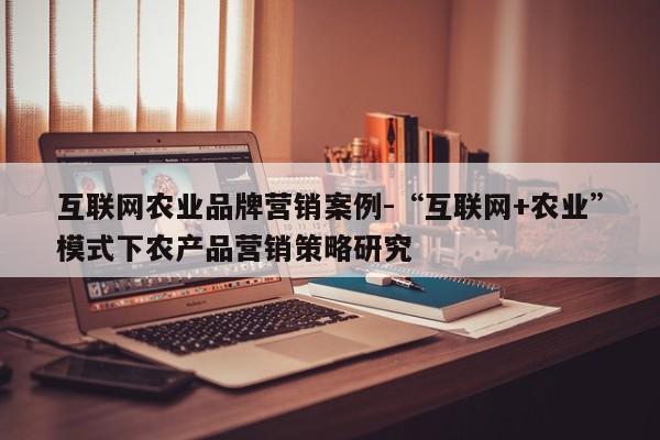 互联网农业品牌营销案例-“互联网+农业”模式下农产品营销策略研究