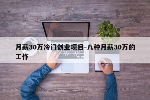 月薪30万冷门创业项目-八种月薪30万的工作