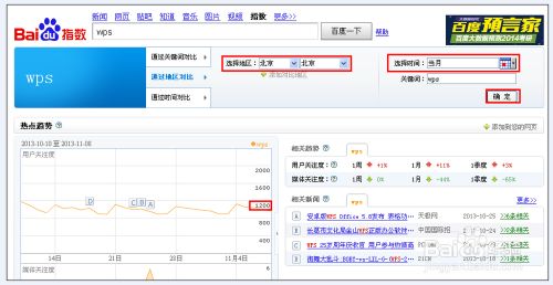 百度指数查询(百度搜索指数在线查询)